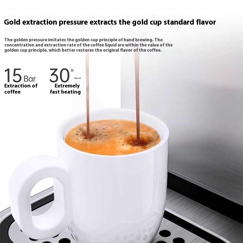 Household Semi-automatic Espresso Coffee Machine